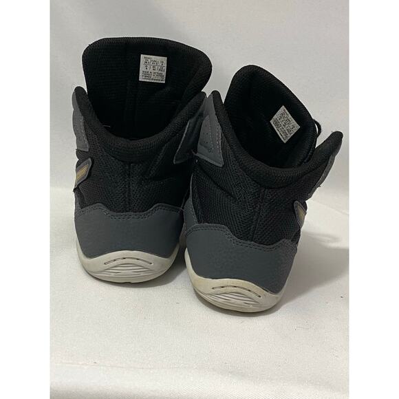 ASICS MATFLEX WRESTLING SHOES MEN'S sz 9 Black and Gray - Picture 5 of 10